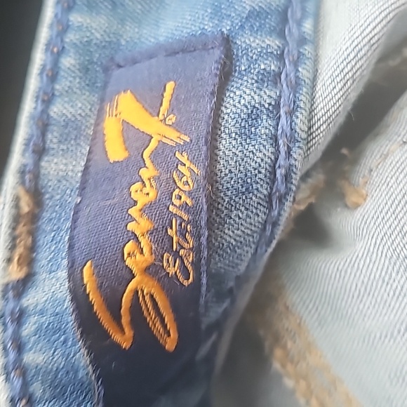 Seven 7 High Rise Skinny Jeans Size 6 Venus Blue 4-way stretch NWT MSRP $64 - Picture 14 of 15